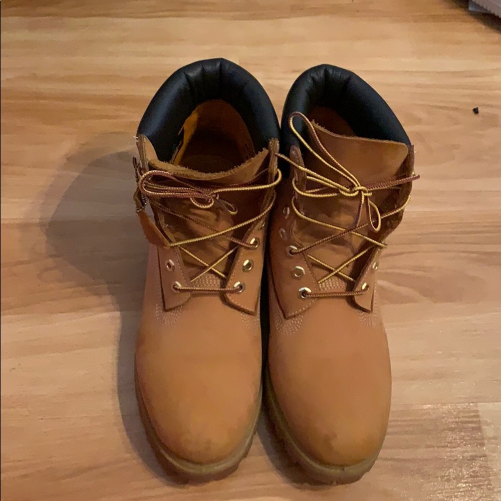 Wheat colored timberlands